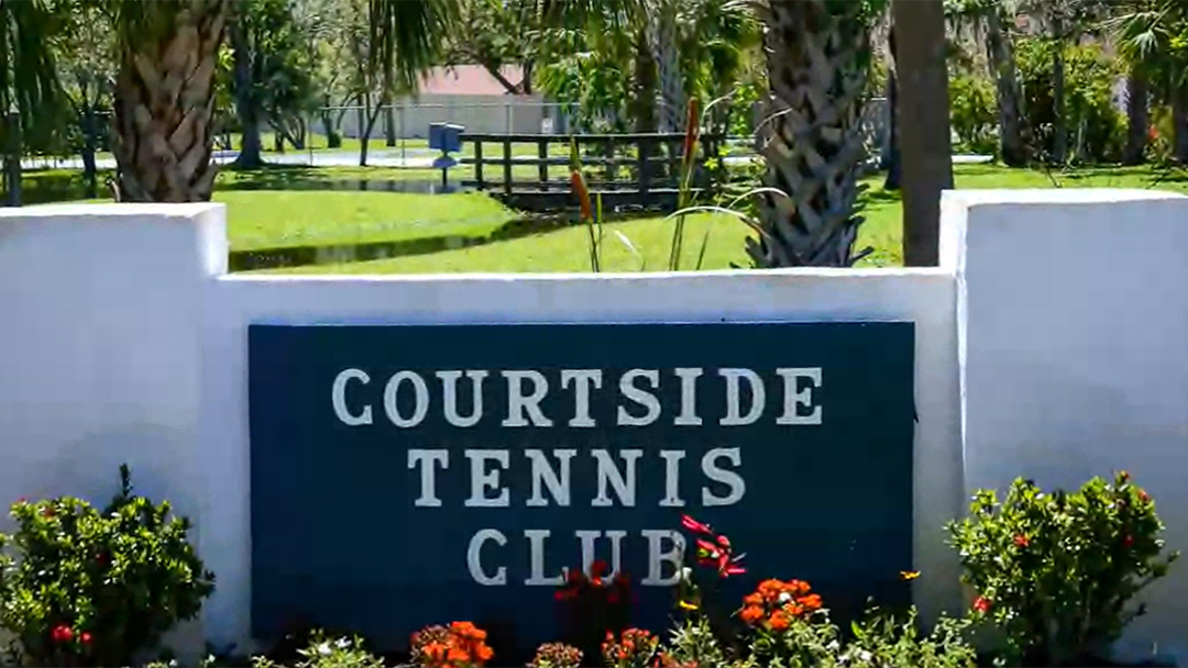 Clubhouse at Courtside Tennis Club in Venice, Florida