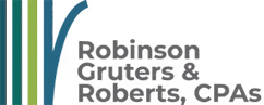 Robinson, Gruters & Roberts, CPAs text logo