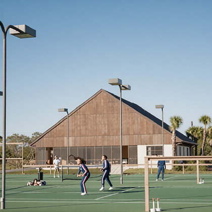 Courtside Tennis in Venice facility circa 1970s