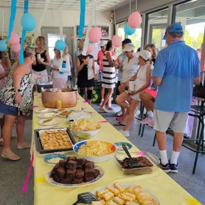 Courtside Tennis Club, Venice, Florida - buffet table