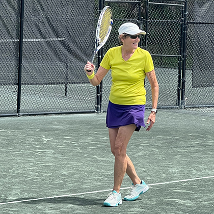 Lessons & Drills at Courtside Tennis Club in Venice, Florida - single player
