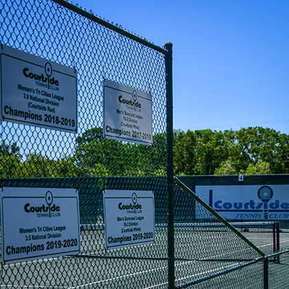 Lessons & Drills at Courtside Tennis Club in Venice, Florida - Courts