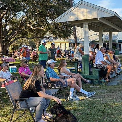 Courtside Tennis Club, Venice, Florida - spectators